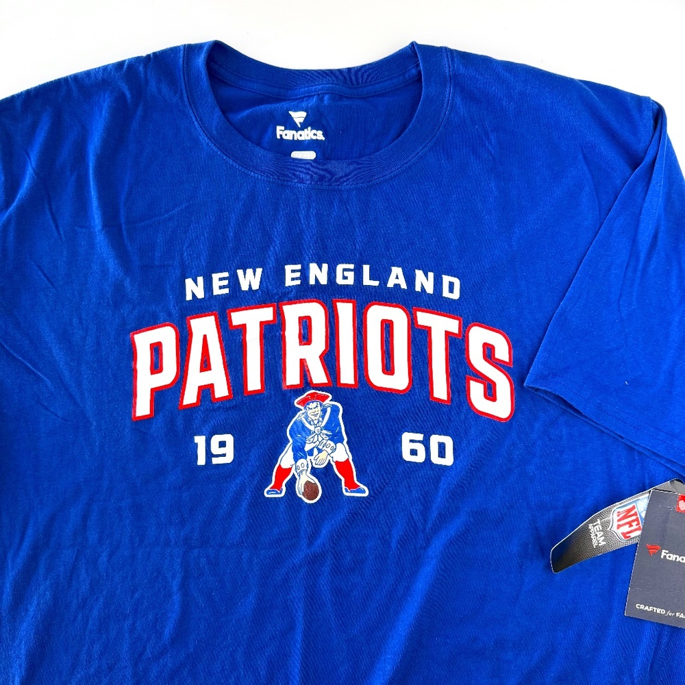 NWT Fanatics New England Patriots Short Sleeve T size 1XB
